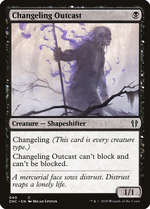 Changeling Outcast - Zendikar Rising Commander