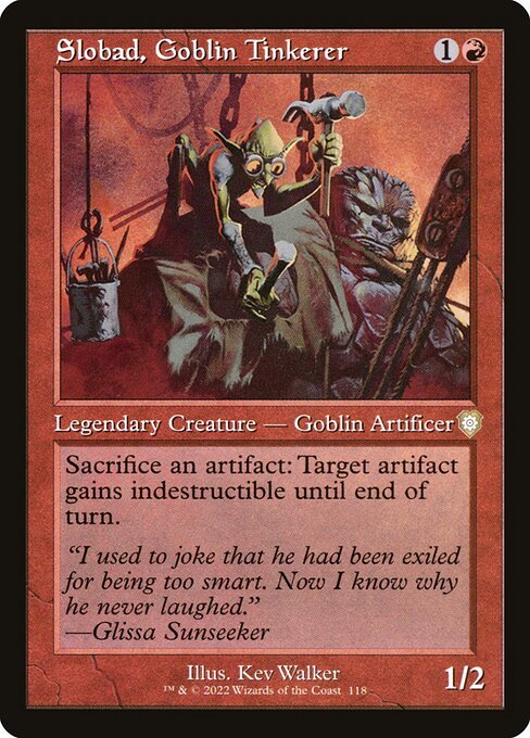 Slobad, Goblin Tinkerer - The Brothers' War Commander