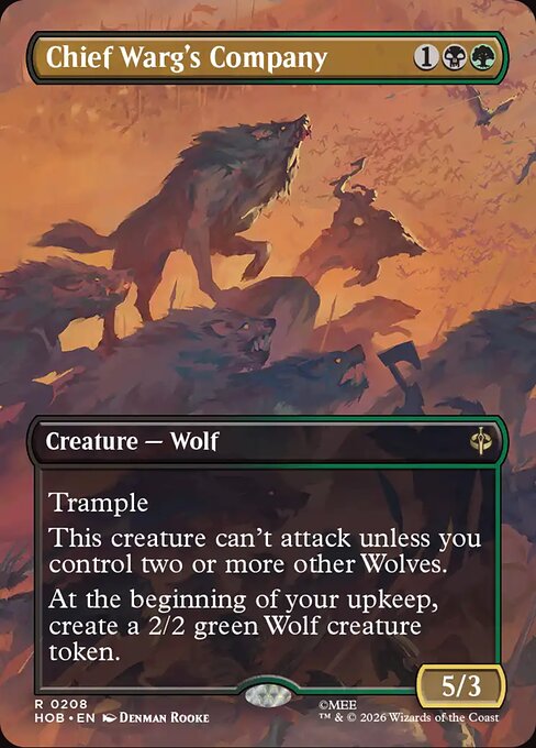 Chief Warg's Company - The Hobbit