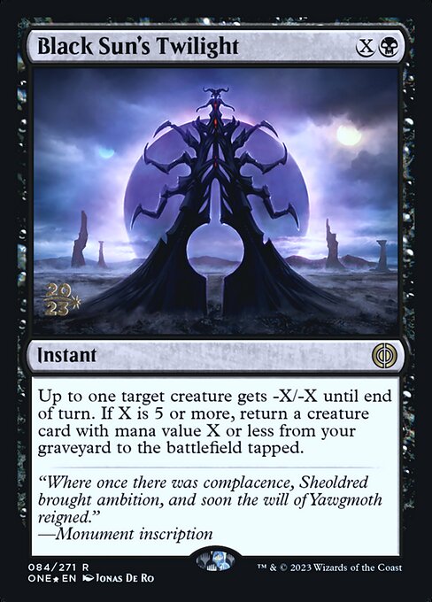 Black Sun's Twilight - Phyrexia: All Will Be One Promos