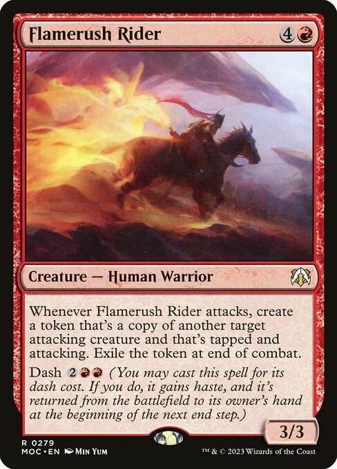 Flamerush Rider - March of the Machine Commander