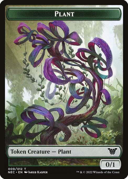 Plant - Neon Dynasty Commander Tokens