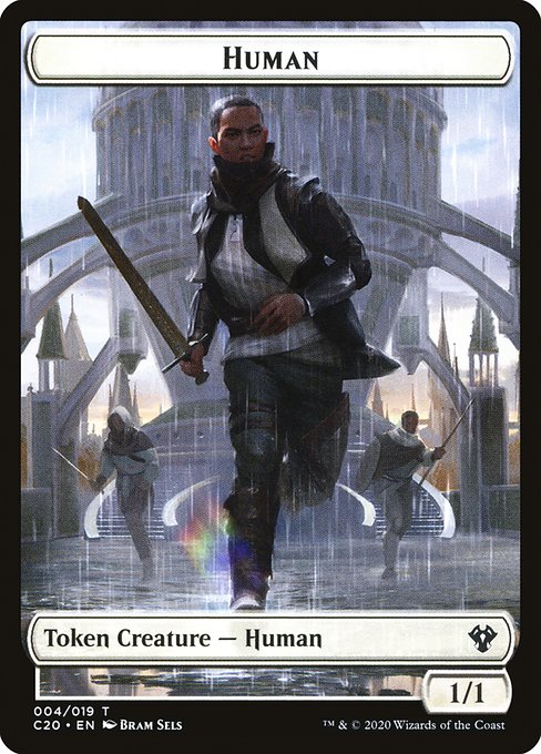 Human - Commander 2020 Tokens