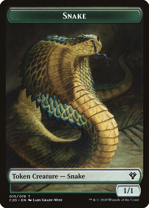 Snake - Commander 2020 Tokens