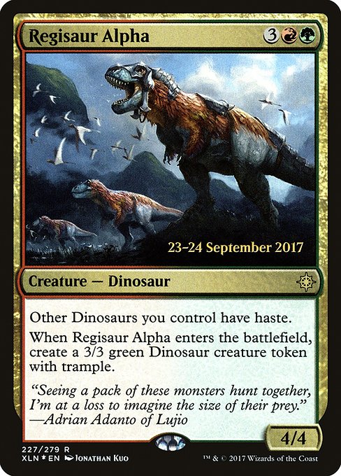 Regisaur Alpha - Ixalan Promos - Promo Foil