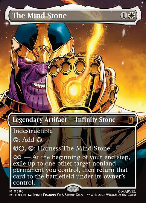 The Mind Stone - Marvel Super Heroes - Borderless