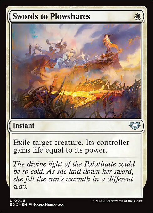 Swords to Plowshares - Edge of Eternities Commander