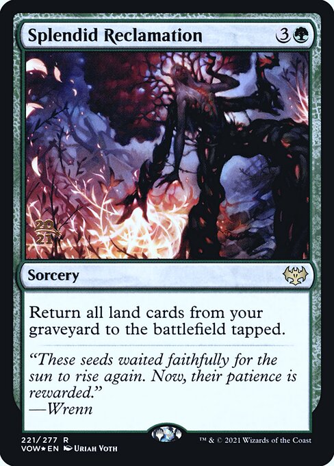 Splendid Reclamation - Innistrad: Crimson Vow Promos