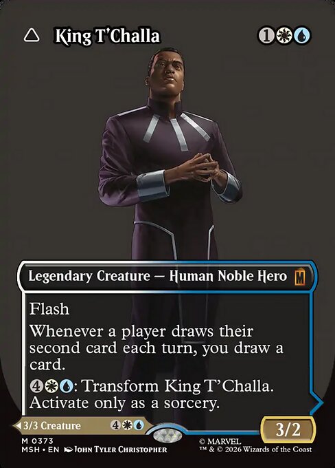 King T'Challa // Black Panther, Hope Enduring - Marvel Super Heroes - Borderless
