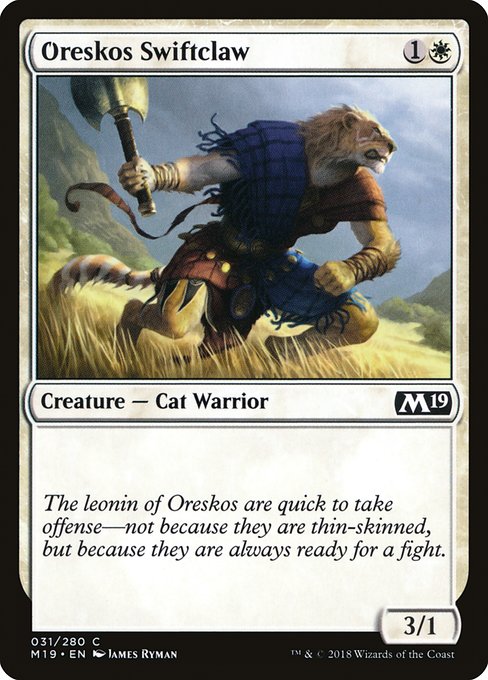Oreskos Swiftclaw - Core Set 2019