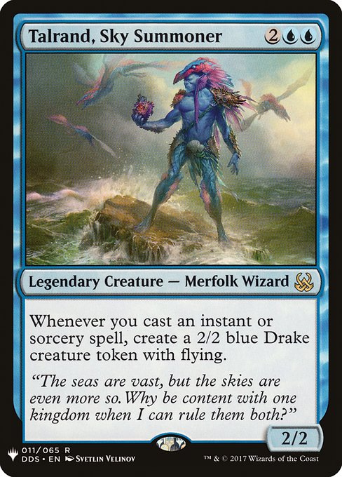 Talrand, Sky Summoner - The List