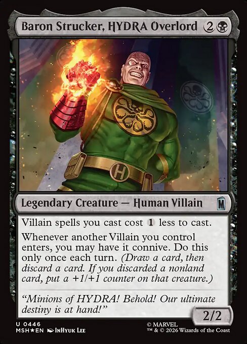 Baron Strucker, HYDRA Overlord - Marvel Super Heroes - Surge Foil