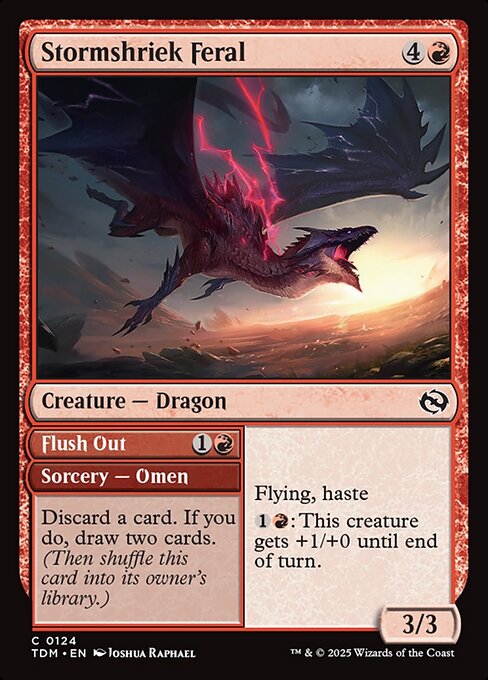 Stormshriek Feral // Flush Out - Tarkir: Dragonstorm
