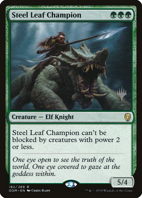 Steel Leaf Champion - Dominaria Promos