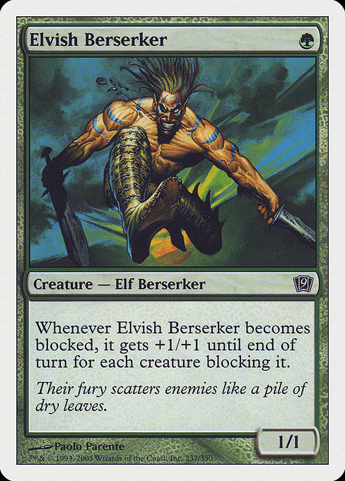 Elvish Berserker - Ninth Edition