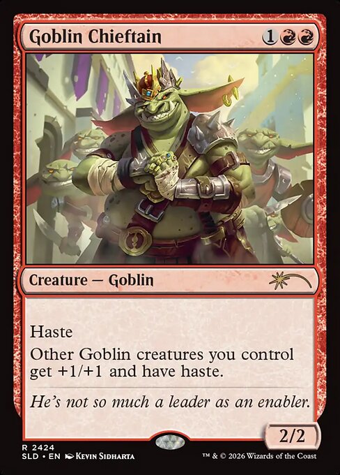Goblin Chieftain - Secret Lair Drop