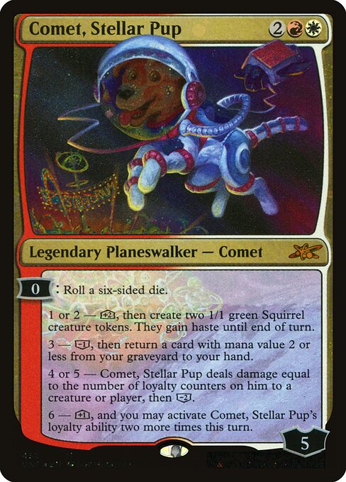 Comet, Stellar Pup - Unfinity - Galaxy Foil