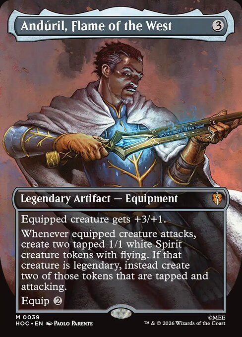 Andúril, Flame of the West - The Hobbit Commander