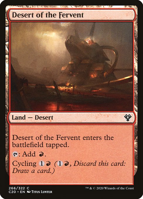 Desert of the Fervent - Commander 2020