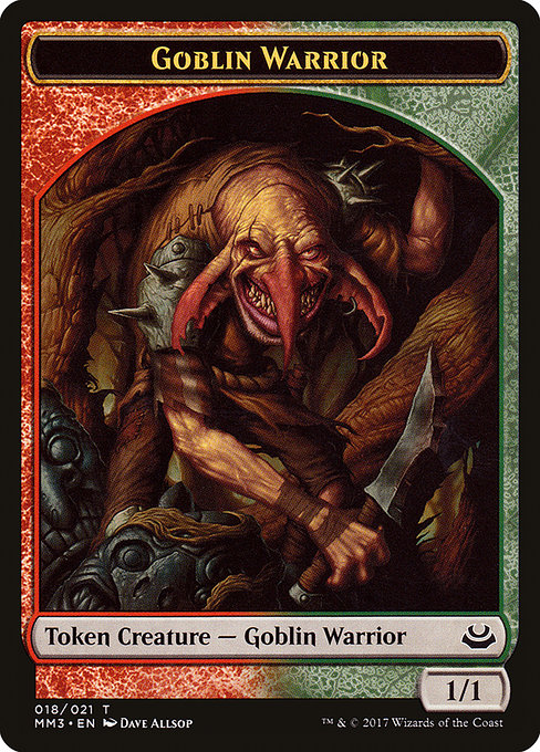 Goblin Warrior - Modern Masters 2017 Tokens