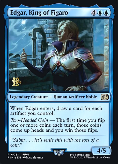 Edgar, King of Figaro - Final Fantasy Promos