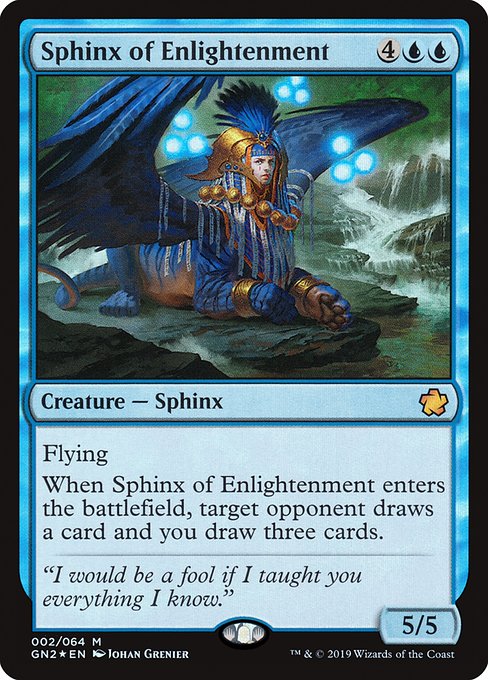Sphinx of Enlightenment - Game Night 2019 - Promo Foil