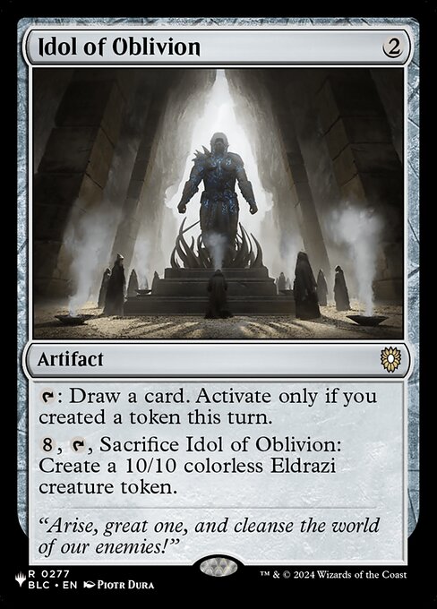 Idol of Oblivion - The List