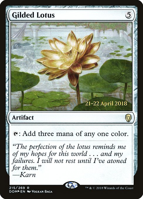 Gilded Lotus - Dominaria Promos - Promo Foil