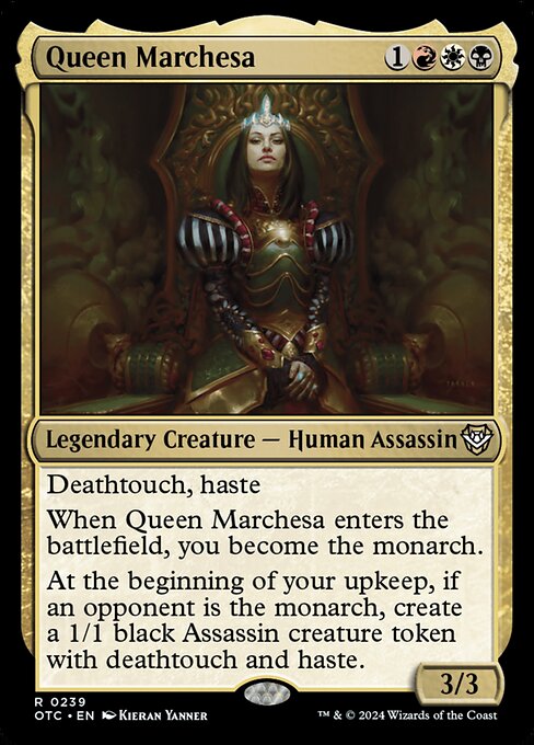 Queen Marchesa - Outlaws of Thunder Junction Commander