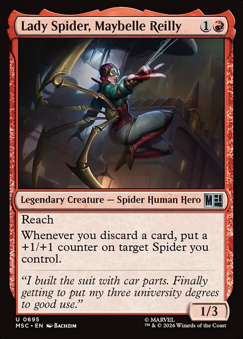 Lady Spider, Maybelle Reilly - Marvel Super Heroes Commander