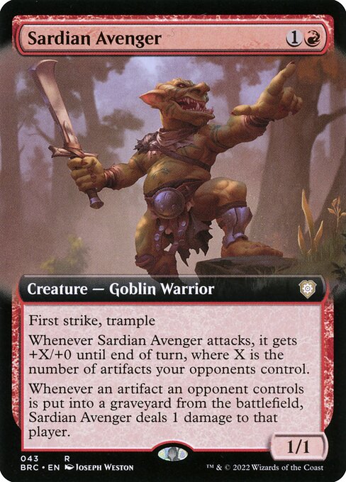 Sardian Avenger - The Brothers' War Commander