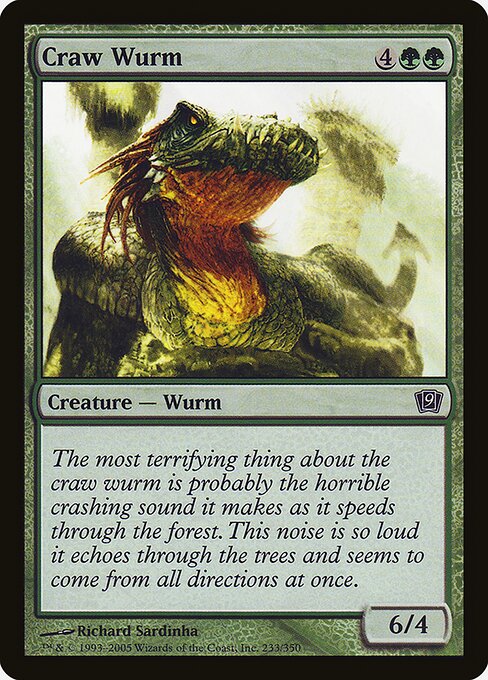 Craw Wurm - Ninth Edition