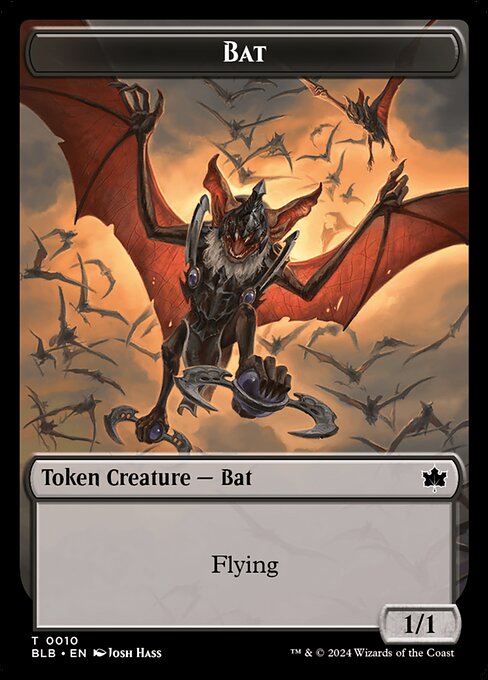 Bat - Bloomburrow Tokens