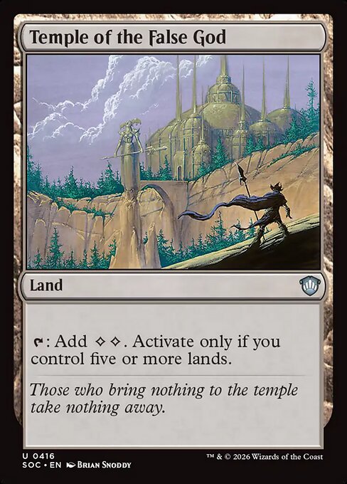 Temple of the False God - Secrets of Strixhaven Commander