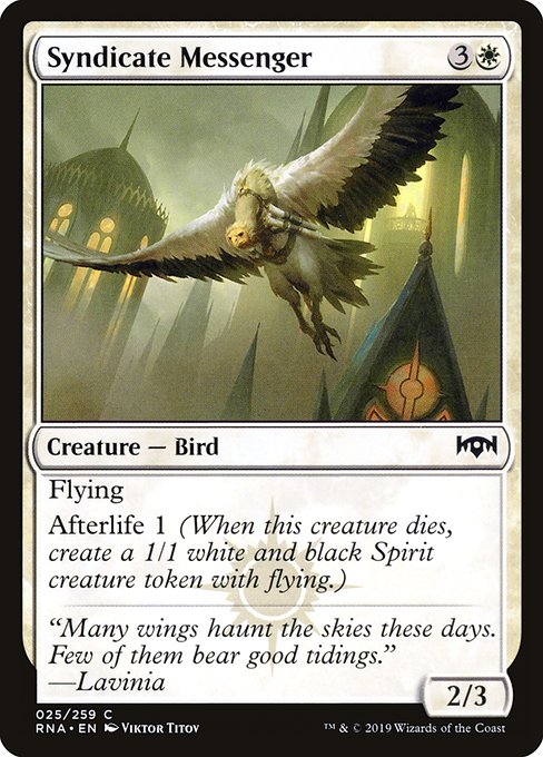 Syndicate Messenger - Ravnica Allegiance