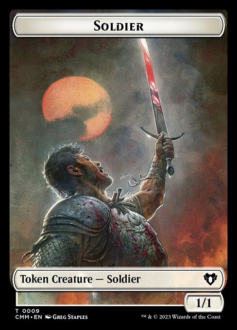 Soldier - Commander Masters Tokens