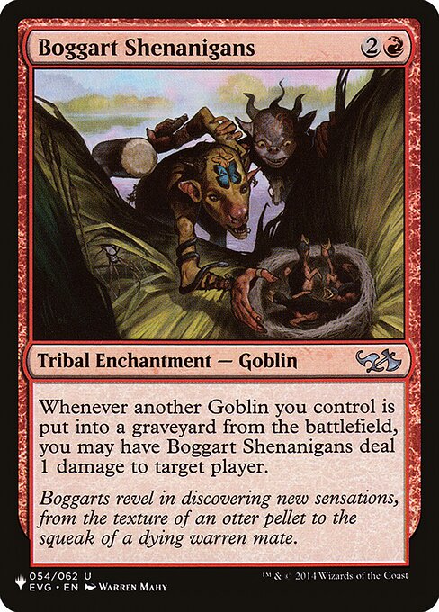Boggart Shenanigans - The List