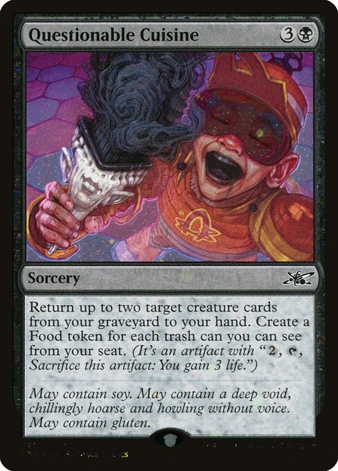 Questionable Cuisine - Unfinity - Galaxy Foil