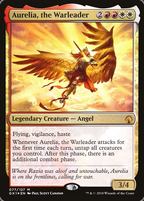 Aurelia, the Warleader - GRN Guild Kit - Promo Foil