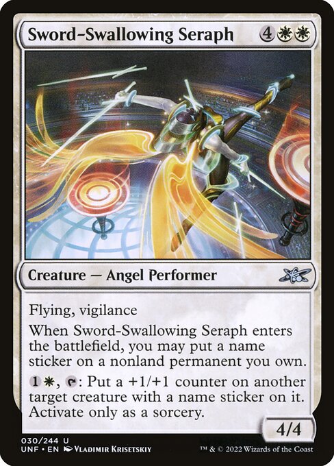 Sword-Swallowing Seraph - Unfinity