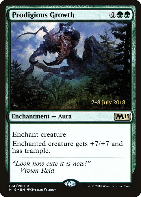 Prodigious Growth - Core Set 2019 Promos