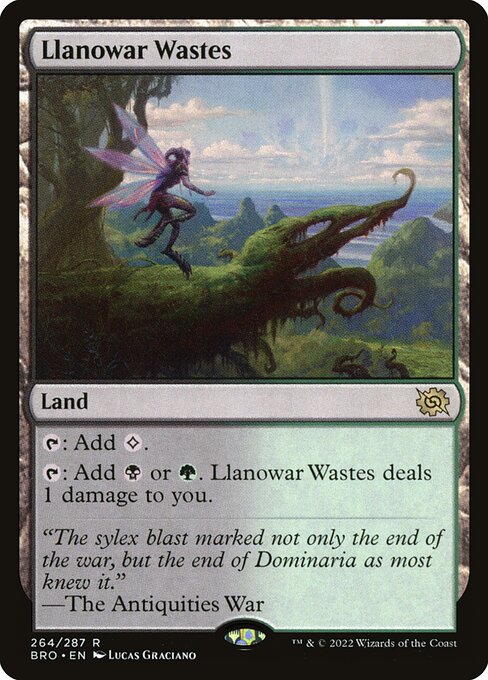 Llanowar Wastes - The Brothers' War