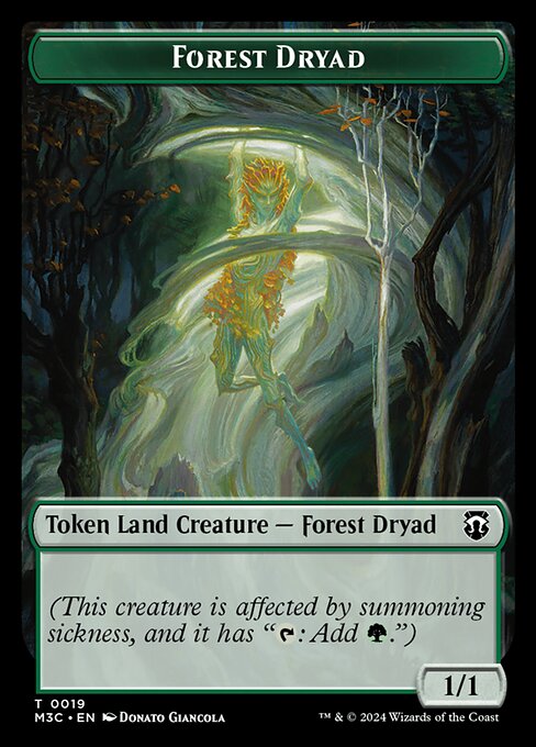 Forest Dryad - Modern Horizons 3 Commander Tokens