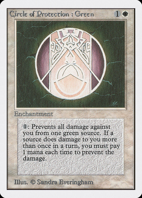 Circle of Protection: Green - Unlimited Edition