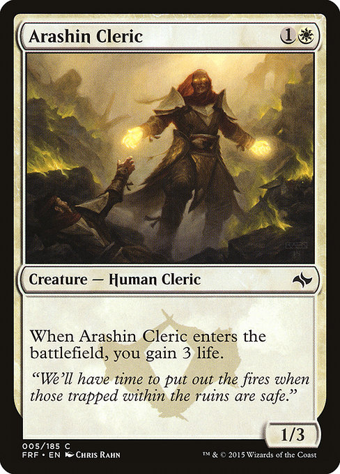 Arashin Cleric - Fate Reforged