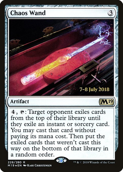 Chaos Wand - Core Set 2019 Promos - Promo Foil