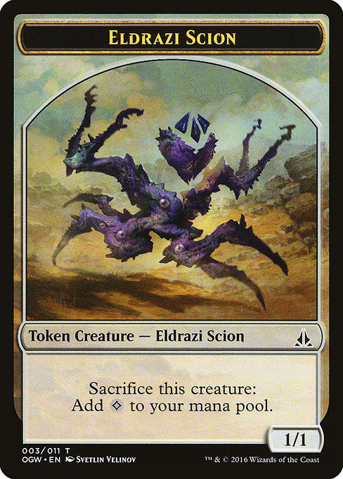 Eldrazi Scion - Oath of the Gatewatch Tokens