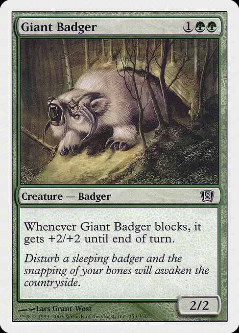 Giant Badger - Eighth Edition