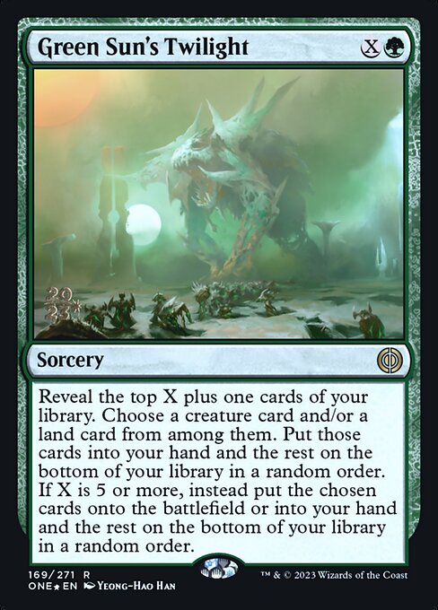 Green Sun's Twilight - Phyrexia: All Will Be One Promos