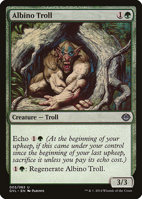 Albino Troll - Duel Decks Anthology: Garruk vs. Liliana